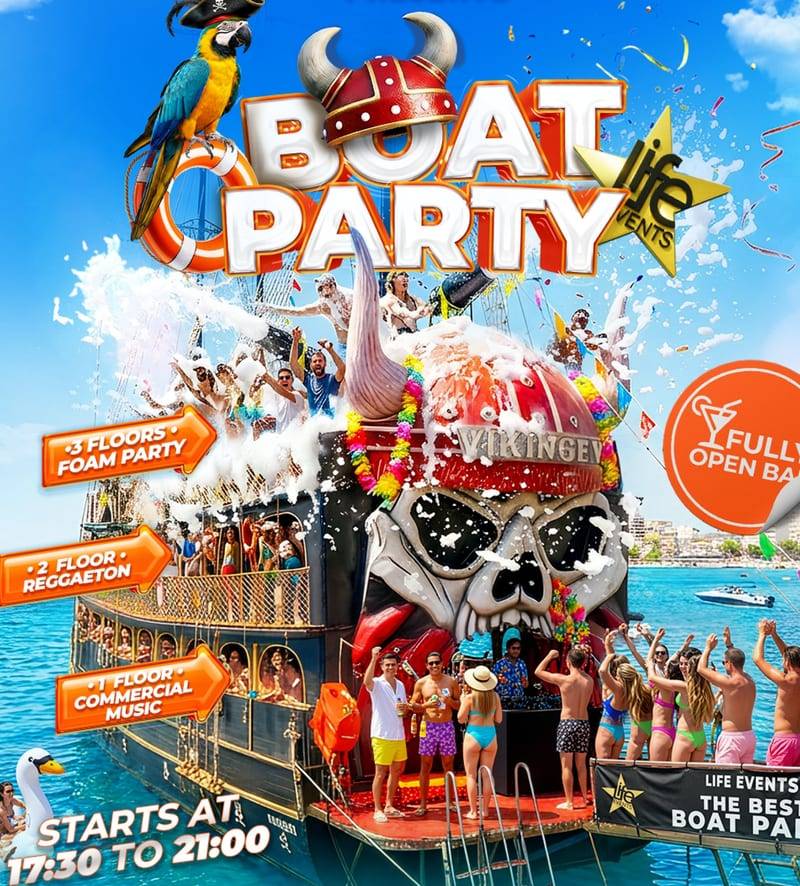 Boat Party Vikingen – official poster