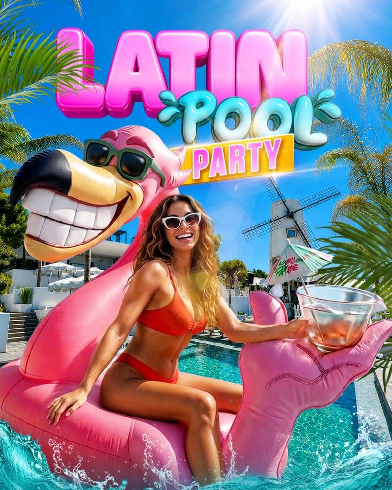 Latin Pool Party – official poster