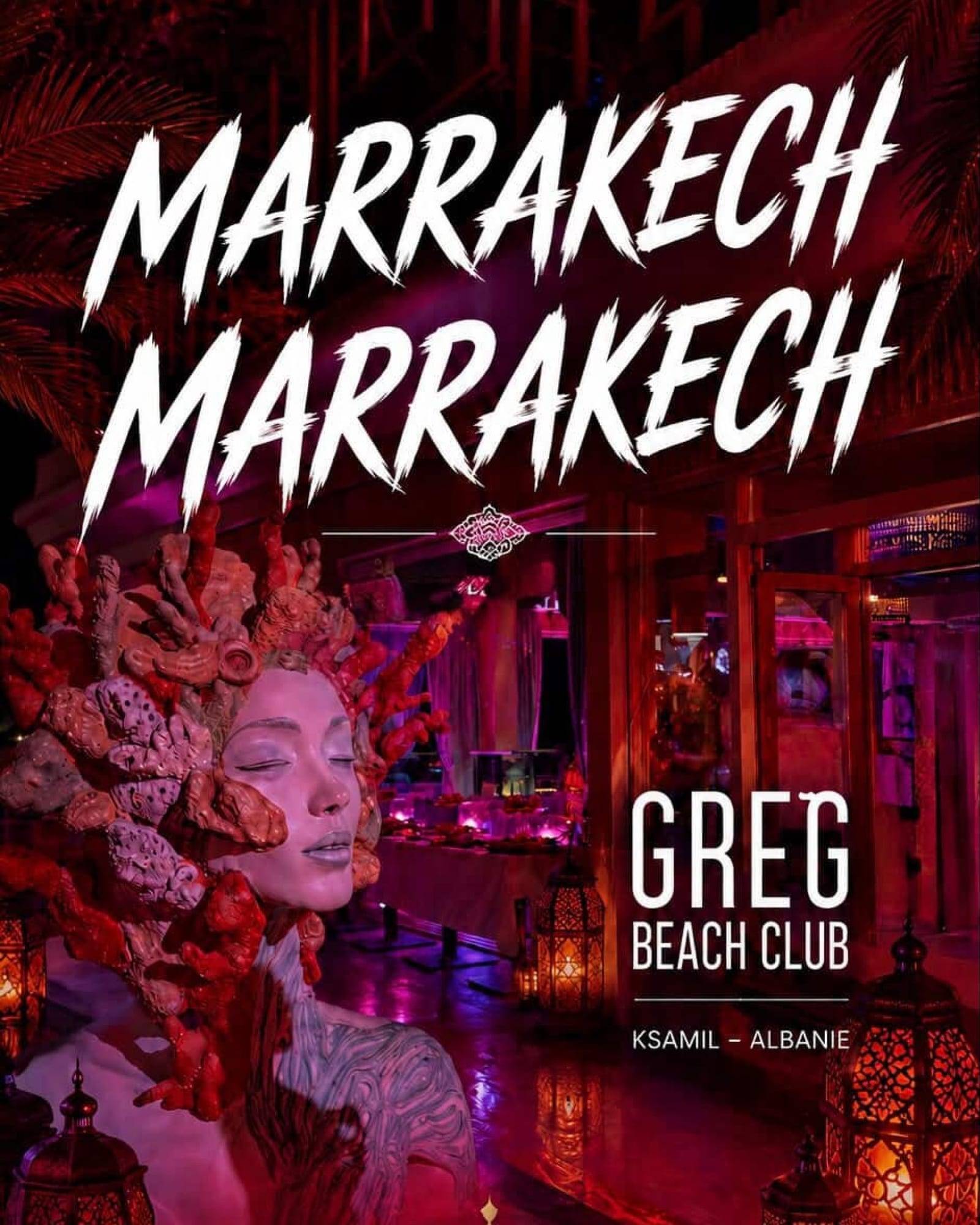 Marrakech · Greg Beach – official poster